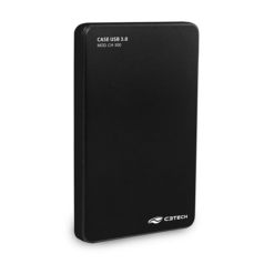Case C3 Tech p/ HD 2.5´ USB 3.0, Preto - CH-300BK