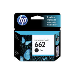 Cartucho de Tinta HP 662, Preto - CZ103AB