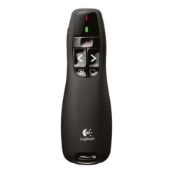 Apresentador Logitech R400 Sem Fio com Laser Point Vermelho 15m Preto